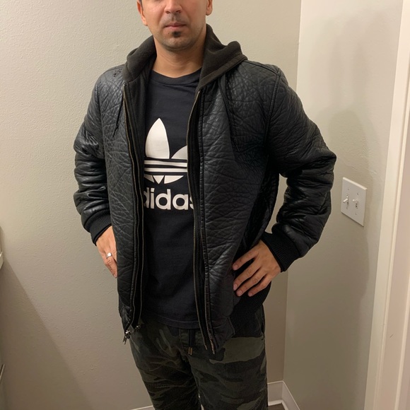 OBEY Leather Jacket - Picture 2 of 8